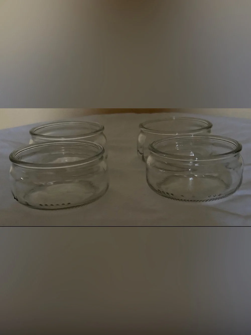 Clear Glasses For Dessert, Yogurt, Pudding . Set Of 8